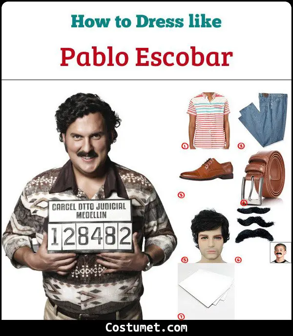 Pablo Escobar (Narcos) Costume for Cosplay & Halloween 2023